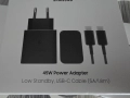 Samsung 45W оригинален адаптер с оригинален кабел,запечатани, снимка 1