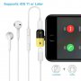 Преходник от iPhone 5 6 7 Lightning към Lightning слушалки и зареждане DigitalOne SP00097 Адаптер Li, снимка 3