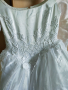 Булчинска рокля 👗 ползвана 1 път правена по поръчка размерS бродерията е шита, снимка 2