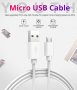 Мрежово зарядно устройство REZ, модел RE-10, 2.1 A, 2 в 1 USB+Data cable+Кабел Type-C, снимка 6