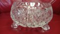 Кристална бонбониера с крачета, ръчна гравюра , снимка 3
