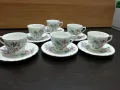 Стар български костен порцелан Бононя чашки за кафе , снимка 3