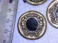ТРИ СТАРИ ПОСРЕБРЕНИ ЕМАЙЛИРАНИ ВИНТИДЖ МЕТАЛНИ КОЛЕКЦИОНЕРСКИ КОПЧЕТА 26136, снимка 2