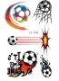 Водоустойчиви детски татуировки с футболни топки, снимка 11