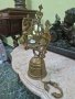Чудесна много красива антикварна белгийска бронзова камбана , снимка 4