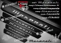 ПРАГОВЕ карбон MASERATI Quattroporte фолио стикери masqp, снимка 3