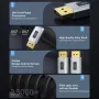 16K оптичен кабел 5M и 1М, DP 2.1 кабел [16K@30Hz, 8K@60Hz, 4K@240Hz], снимка 3