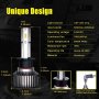 Комплект LED Лед Диодни Крушки за фар F32 Mini H1 50W - 10800Lm 6000K Cool White , снимка 5