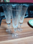 кристални  чаши със  столче, снимка 1 - Чаши - 44841702