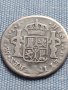Сребърна монета 2 реала 1789г. Карлос четвърти Лима Перу 29782, снимка 6