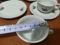 Стар български порцелан чашки за кафе барок, снимка 6