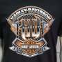 Нова мъжка тениска с дигитален печат HARLEY DAVIDSON, мотори в черен цвят, снимка 2