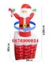 ПРОМО! Декоративна надуваема играчка Надуваем Дядо Коледа , снимка 4