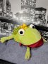 Плюшена жаба с цип на устата, снимка 1 - Плюшени играчки - 43699657