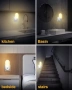 Нови 2 броя LED нощна лампа с motion sensor, 3000K топла светлина за осветление дом, снимка 7