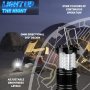 Универсална къмпинг соларна лампа с изход за зареждане на телефони и други устройства, снимка 10