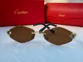 Cartier 2024 дамски слънчеви очила ромб 3 цвята, снимка 9