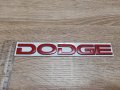 червен надпис Dodge , снимка 3