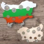 Дървен плакет България , снимка 1