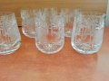  кристални чаши , снимка 1 - Антикварни и старинни предмети - 26819794