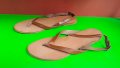 Английски дамски сандали естествена кожа-2 цвята, снимка 4
