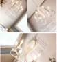 Антична висяща лампа Полилей 6 пламъка Железен свещник Бял Винтидж, снимка 5