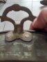 Стара френска медна тава с месингови дръжки, снимка 5