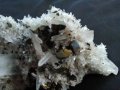 № 86 Кварцова друза с галенит и сфалерит, Кварц, Галенит, Сфалерит,, снимка 5