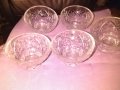 Кристална /сто процента /купа нова -5 броя Н-69мм фи 115мм и дебел. 5мм сладолед-ядки и др., снимка 3