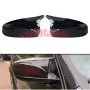 Капаци за огледала със щипки черен пиано лак Batman Style подходящи за BMW X5 E70 X6 E71 E72, снимка 3