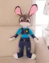 Плюшена играчка Зоотрополис Zootopia Джуди Хопс и Ник Уайлд 42см, снимка 2