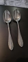 Продават се комплект от 2 дълбоко посребрени лъжички за кафе., снимка 3