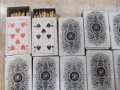 Лот от 35 бр. неизползвани кибрита с образи на карти за игра, снимка 4