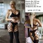 Еротично секси боди с жартиери и чорапи, снимка 1