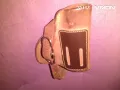 Кобур естествена кожа с метална закопчалка за колана отличен марков, снимка 1