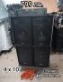 Аудио система 4 х 10" и усилвател., снимка 1