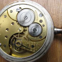 Сребърен джобен часовник Омега, снимка 7 - Антикварни и старинни предмети - 28389294