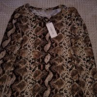Дамска блуза с животински принт - XXL, отговаря на XL, снимка 3 - Блузи с дълъг ръкав и пуловери - 43586342