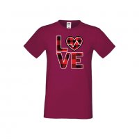 Мъжка тениска Свети Валентин Love 3, снимка 3 - Тениски - 35649916