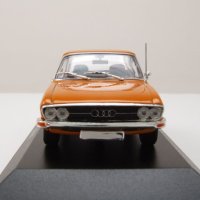 Audi 100 1969 - мащаб 1:43 на Minichamps моделът е нов в PVC дисплей-кейс, снимка 5 - Колекции - 43034908