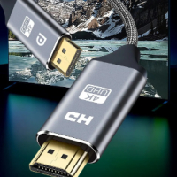 Кабел DISPLAY PORT към HDMI, снимка 4 - Кабели и адаптери - 44852203