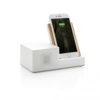 Ontario wireless charger with speaker , безжично зарядно устройство с високоговорител, снимка 2 - Безжични зарядни - 40252291