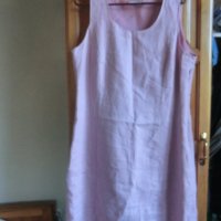 ленен розов комплект рокля и сако, снимка 7 - Костюми - 40313862