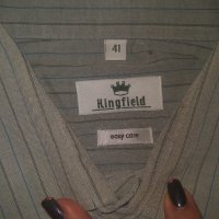 Немачкаема мъжка риза "Kingfield" easy care / голям размер , снимка 3 - Ризи - 26293758