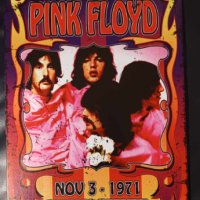 Pink Floyd-3 November 1971-метална табела(плакет), снимка 3 - Китари - 44115804