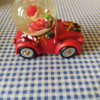 Дядо Коледа количка със снежна топка, снимка 3 - Други - 39017662