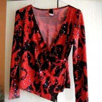 Дамска блуза,размер С, снимка 1 - Блузи с дълъг ръкав и пуловери - 33435909