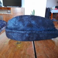Стара кожена шапка #2, снимка 1 - Антикварни и старинни предмети - 38161331
