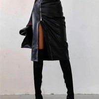 Нова кожена пола, снимка 1 - Поли - 42974131