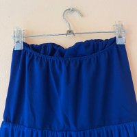 Турско синя рокля без презрамки 💙, снимка 5 - Рокли - 44016855